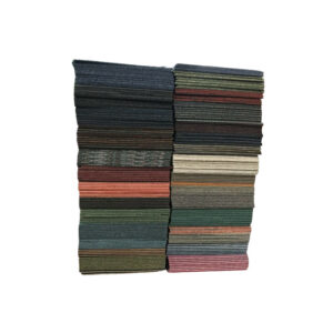 pile de moquette patchwork de couleur varier